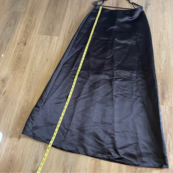 Anthropologie for WTOO Watters 2 piece black zip top & dress floor length skirt - Picture 15 of 16